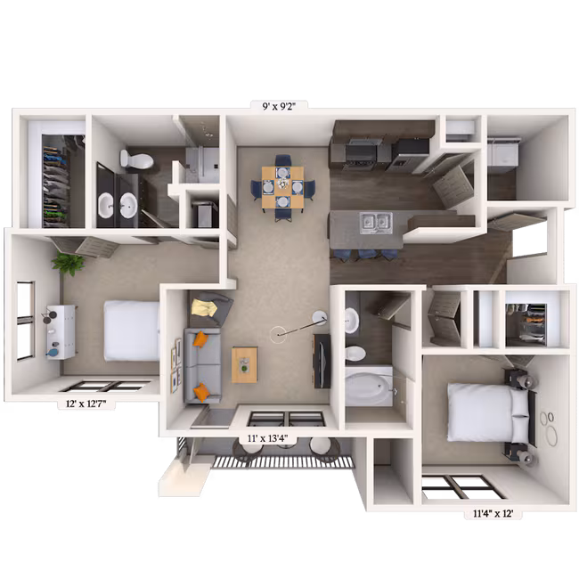 Unit 03207 03207 floor plan